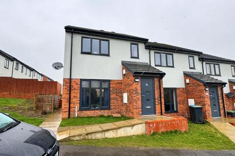 3 bedroom end of terrace house for sale, Hillside View, Roddymoor, Crook