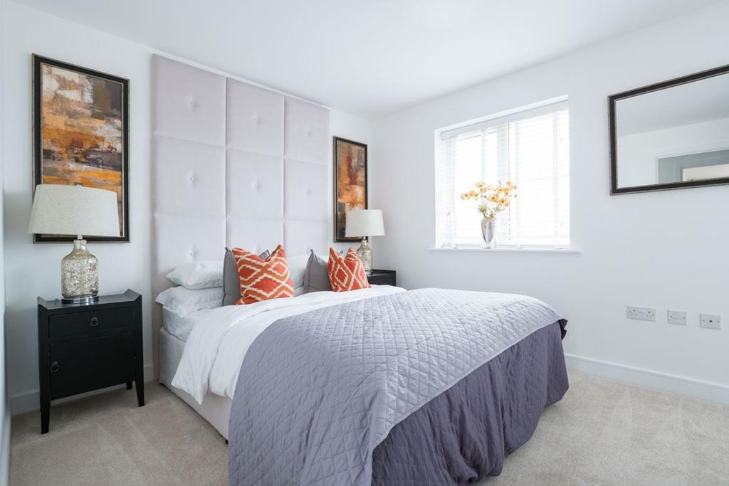 Double bedroom enjoys view of garden