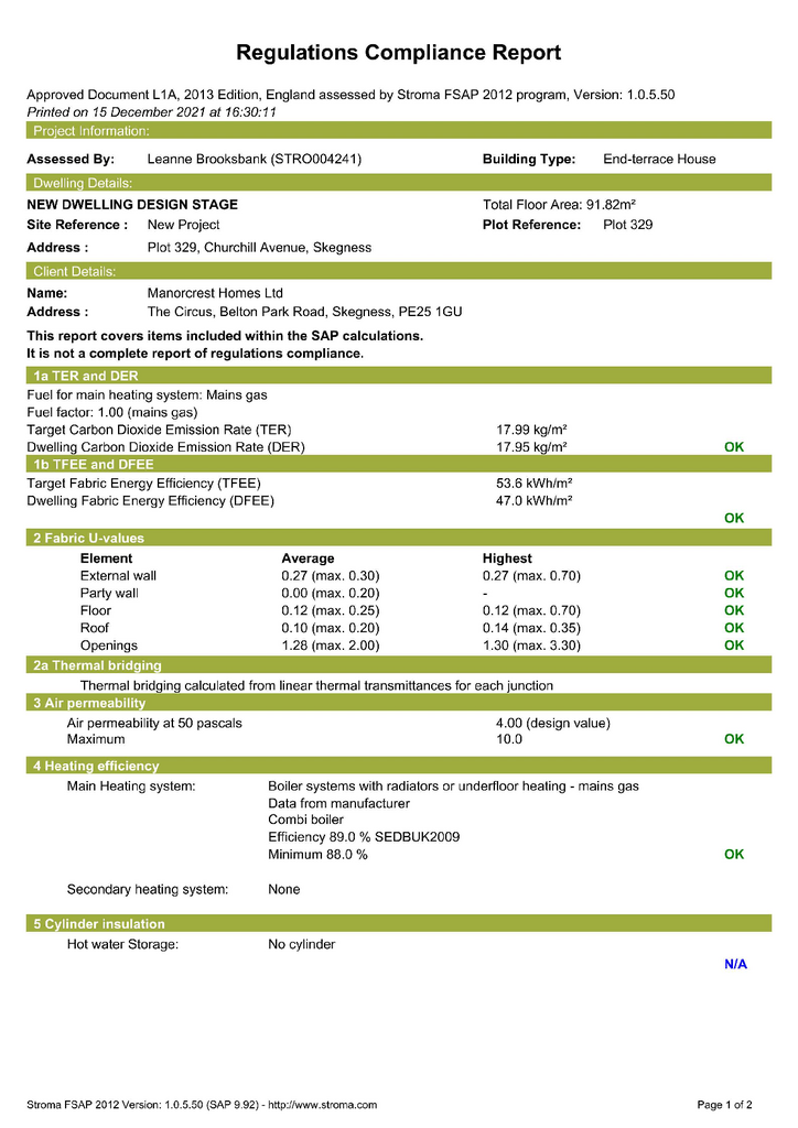 EPC Certificate