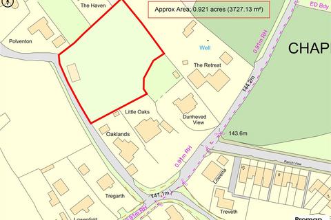 Plot for sale, Chapel, Cornwall PL15