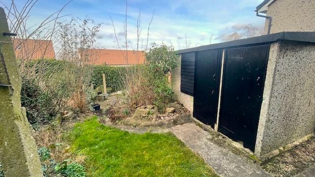 Rear Garden - Contains 2 Locked Storage Sheds