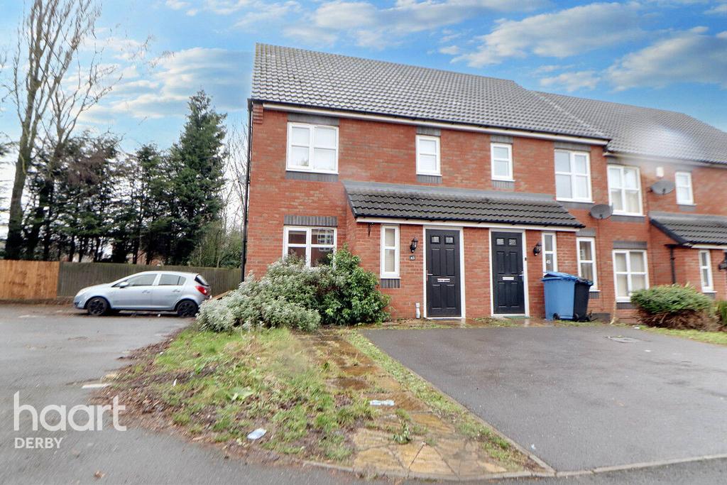 Langwith Close, Mickleover 2 bed end of terrace house for sale £140,000