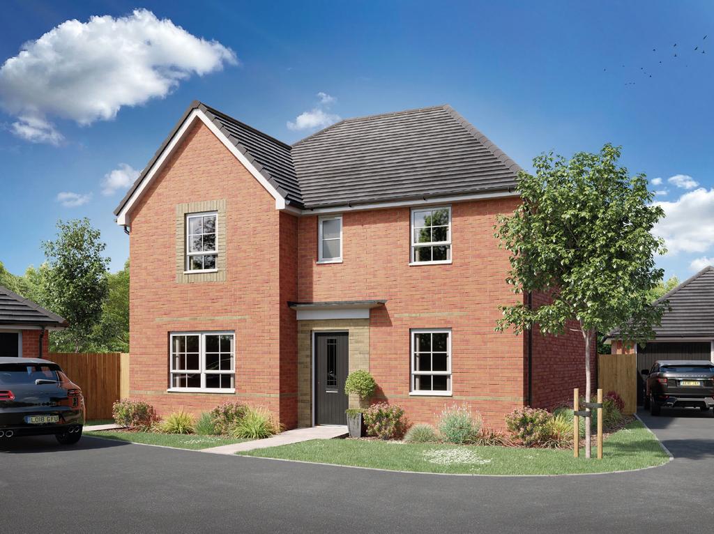 CGI exterior view of our 5 bed Lamberton home