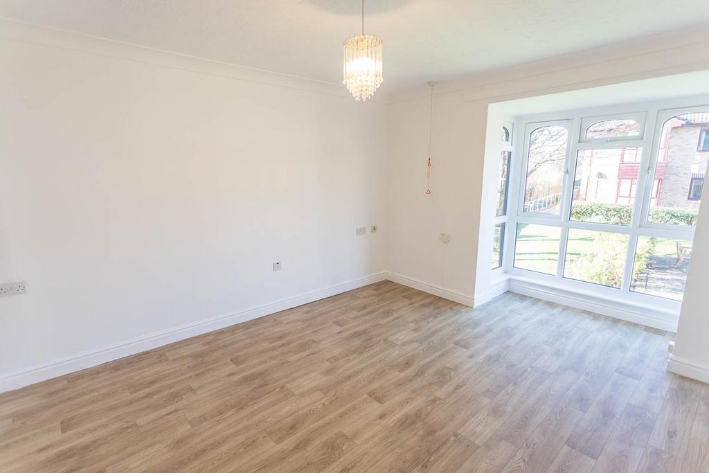 Living Room with bay window