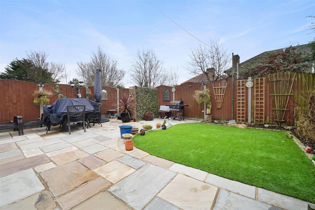 Private rear garden