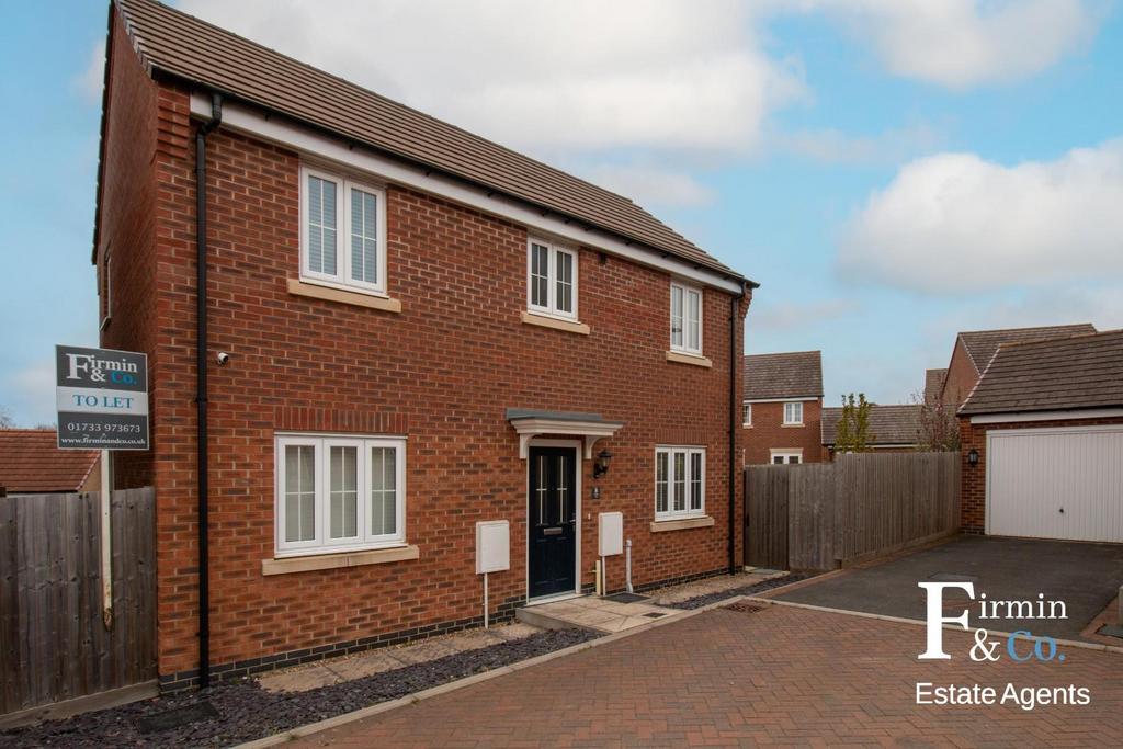 Kilbride Way, Peterborough PE2 3 bed detached house to rent £1,400