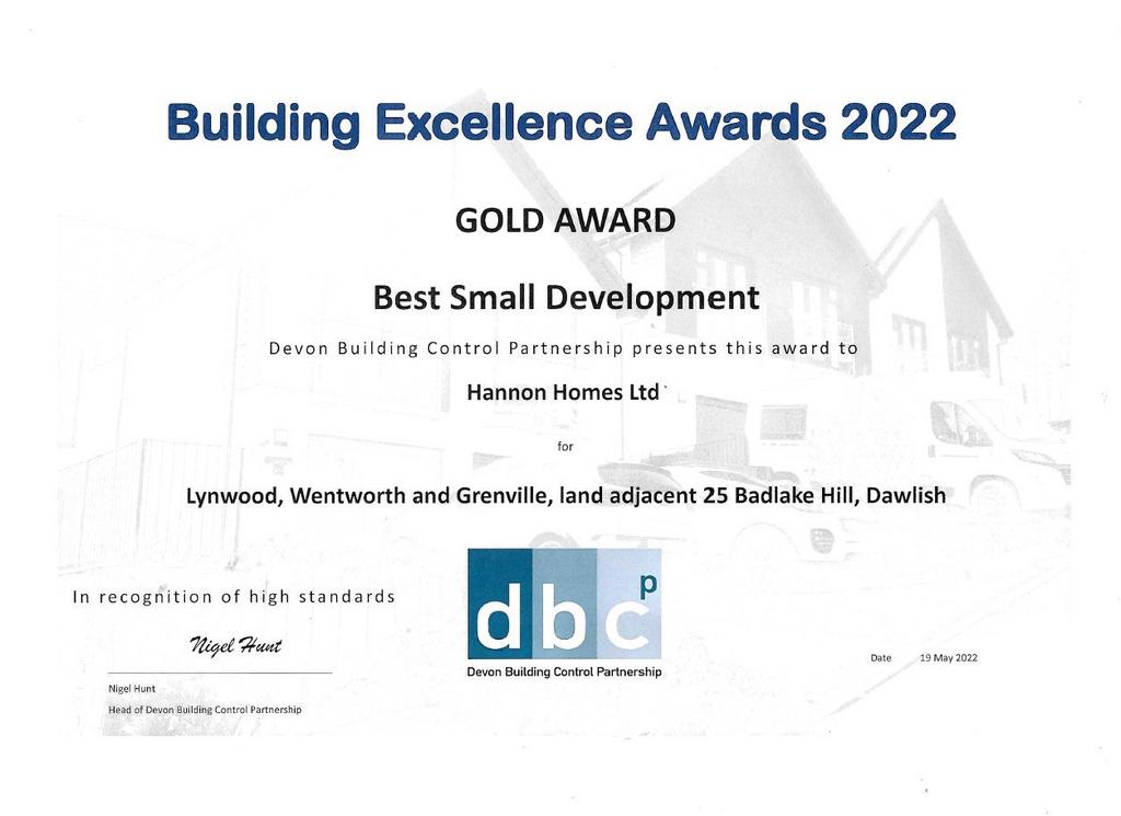 Builder&#39;s Award