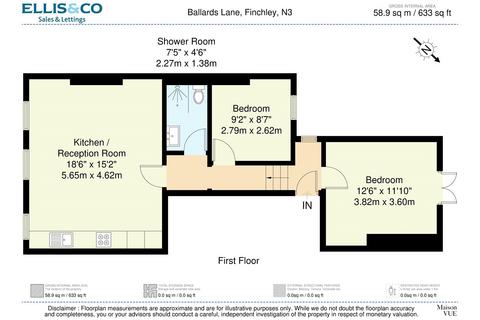 2 bedroom apartment for sale, Ballards Lane, Finchley, N3