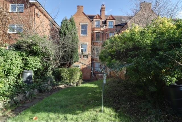 Rear of flats
