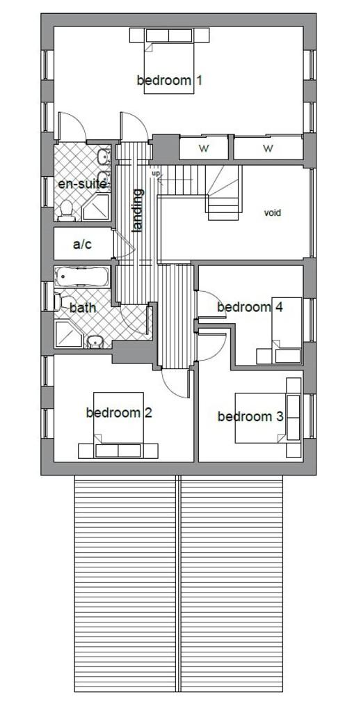 Plot 1 1st Floor Plan