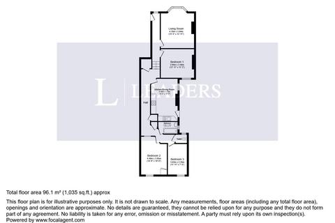 3 bedroom flat to rent, Duncombe Hill, Honor Oak,, SE23