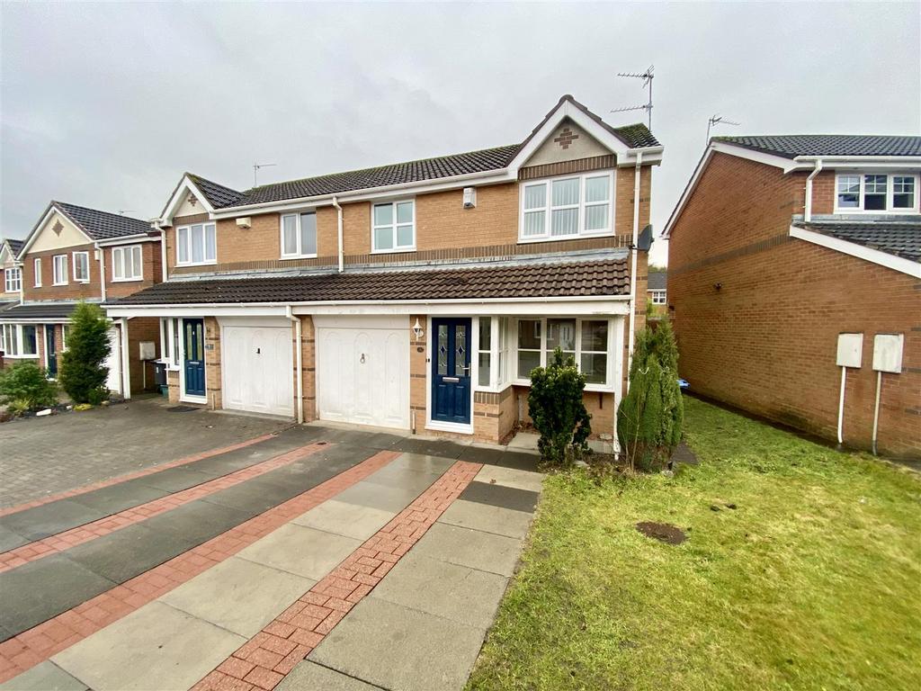 Angus Square, Langley Moor, Durham 3 bed semidetached house for sale
