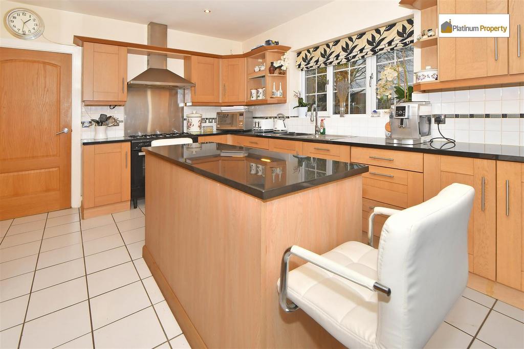 Open plan living dining kitchen