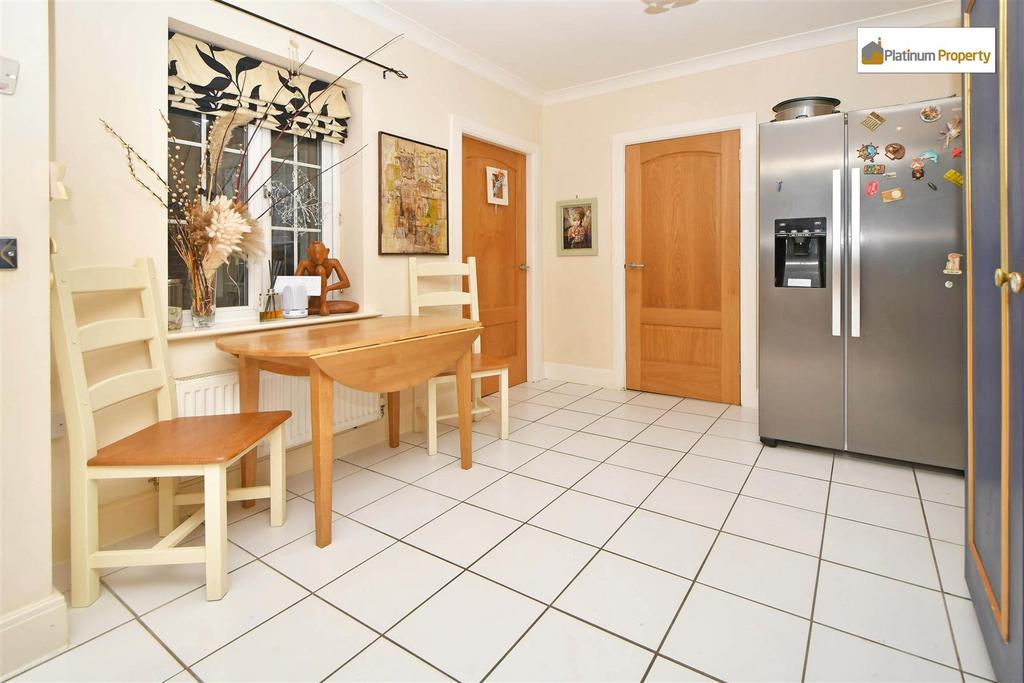 Open plan living dining kitchen