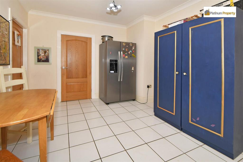 Open plan living dining kitchen
