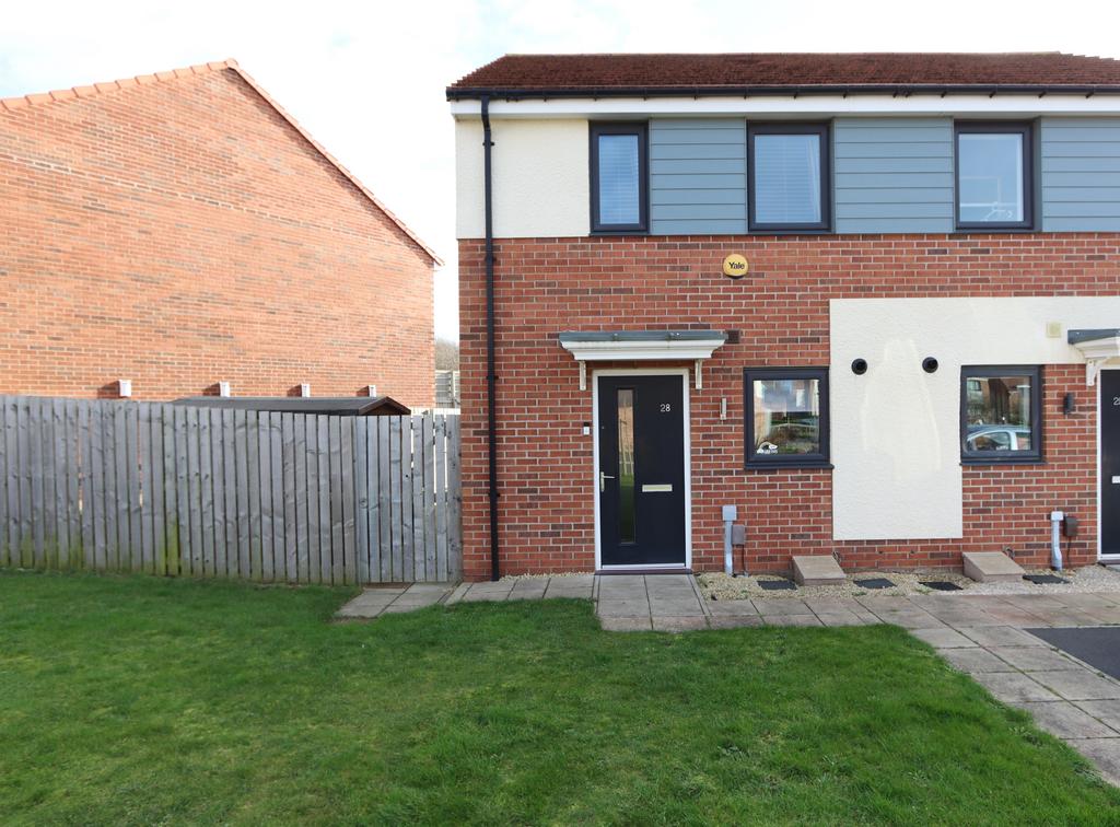 Harbottle Grove, Holystone, Newcastle... 2 bed semidetached house for