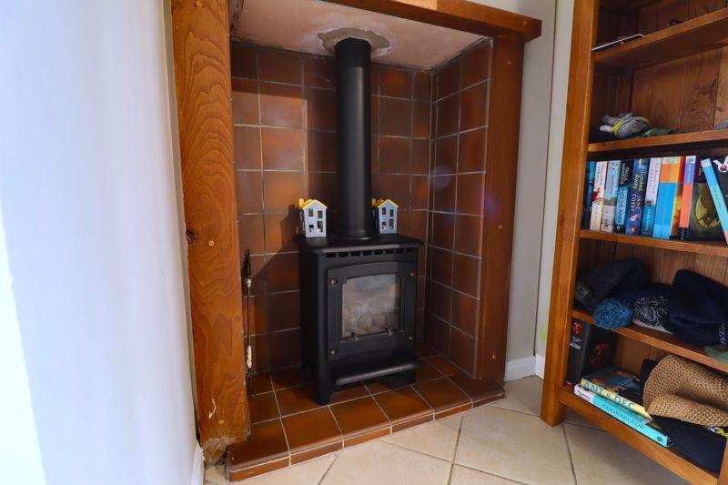 Gas Fire In Kitchen