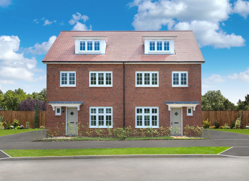 Lincoln at Regent Quay, Sittingbourne Eurolink Way ME10 4 bed semi