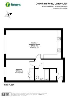 1 bedroom flat for sale, 23 Trafalgar Point, 137 Downham Road, London, N1 3GZ