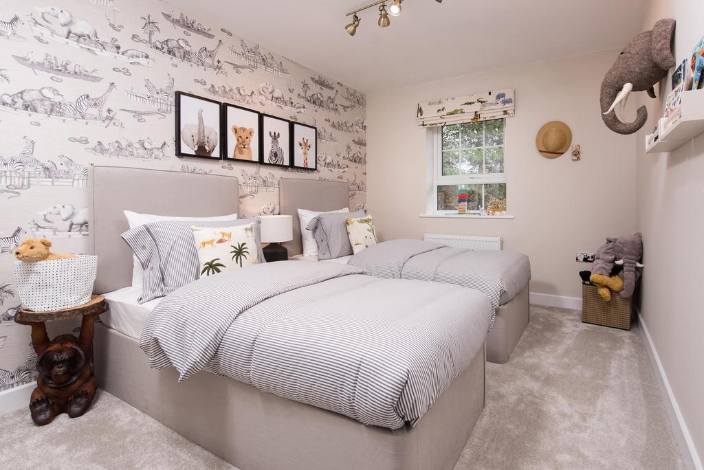 Bedroom inside the 4 bedroom Millford