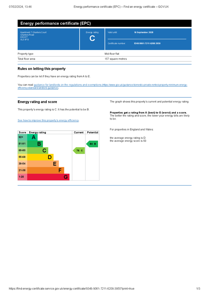 Energy performance c