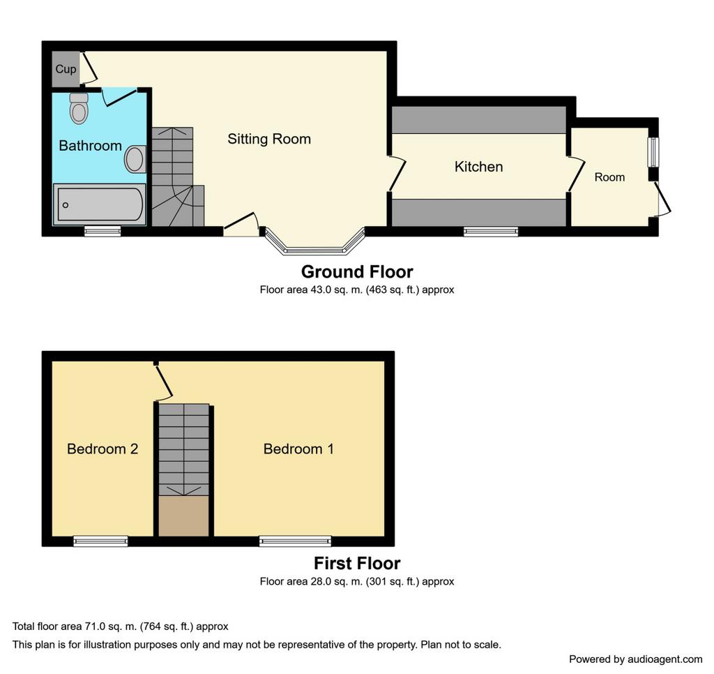 Semi-detached Two Bedroom Cottage