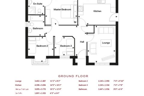 3 bedroom detached bungalow for sale, The Ridings, Market Rasen