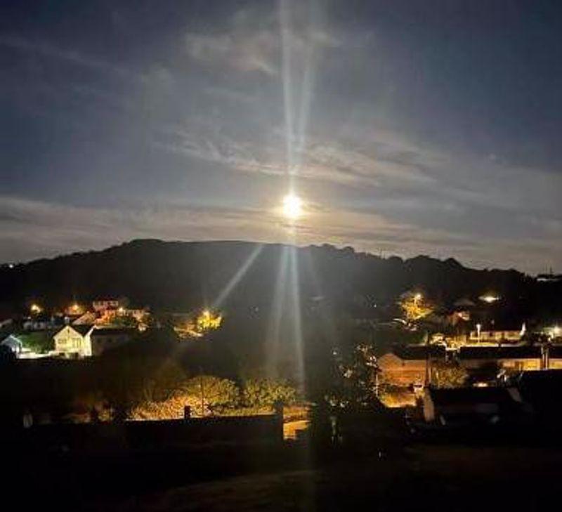 Super moon over...