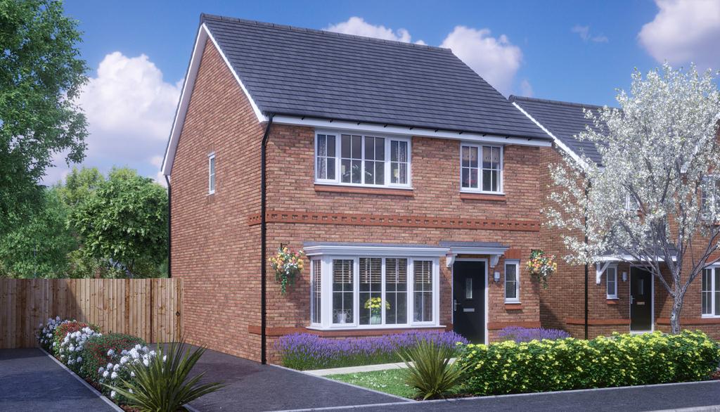 Plot 57, The Southwick at Ash Bank... 4 bed semidetached house for
