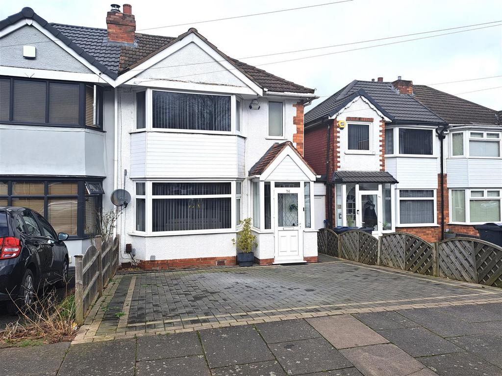 Whitecroft Road, Sheldon, Birmingham 3 bed semidetached house £270,000