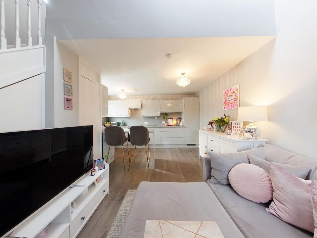 Open plan living room - kitchen