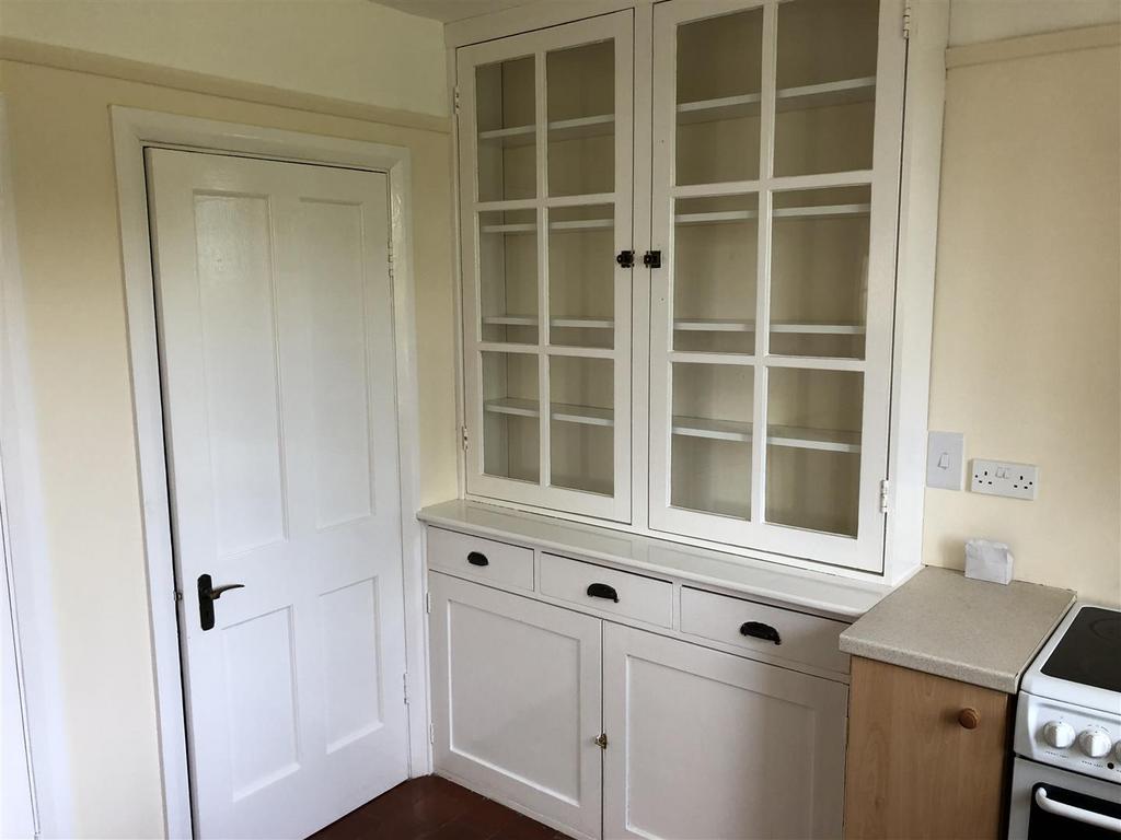 Kitchen with walk in larder