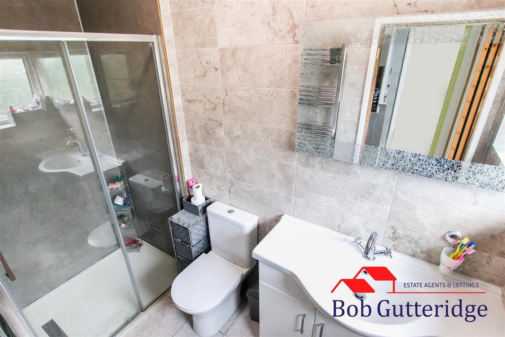 Modern first floor shower room
