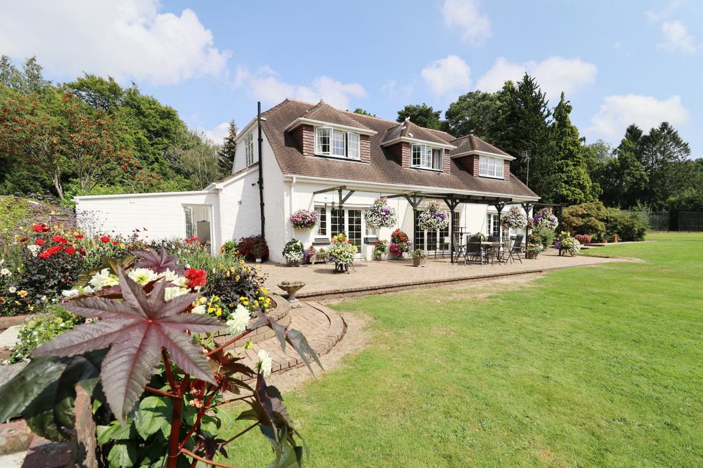 Detached house exterior, garden