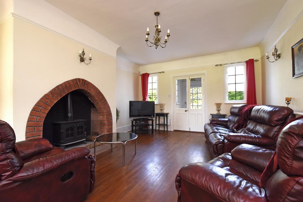 Living room, fireplace