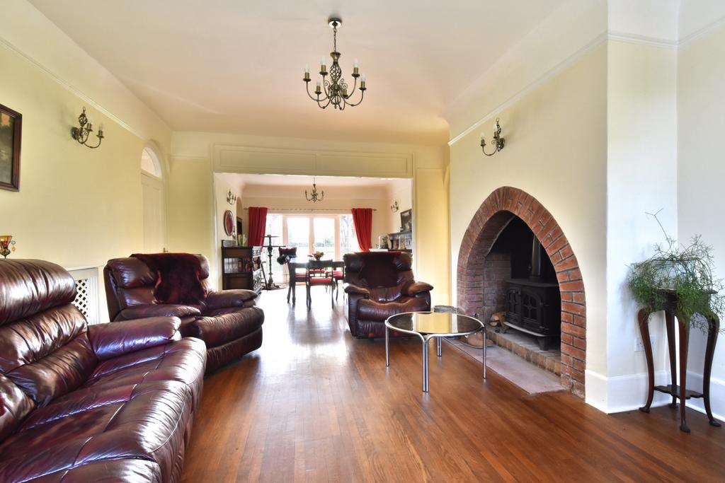 Living room, fireplace