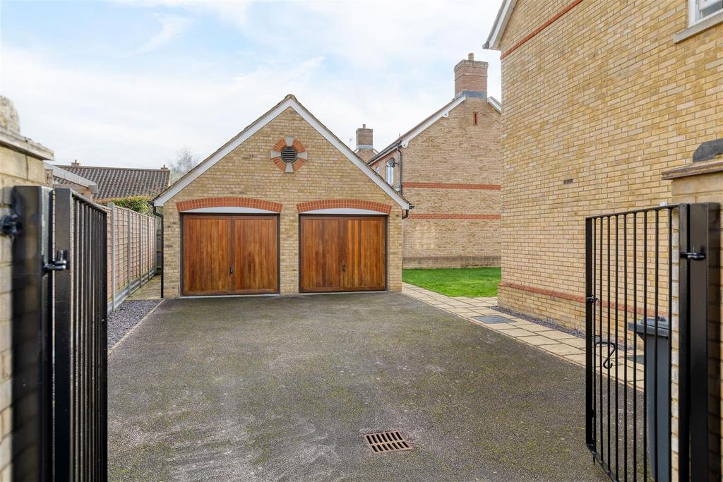 Double Garage and Driveway