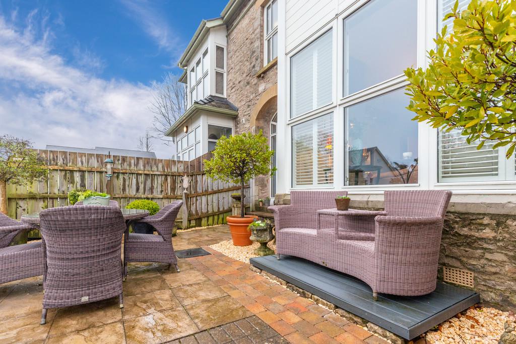 Rear patio