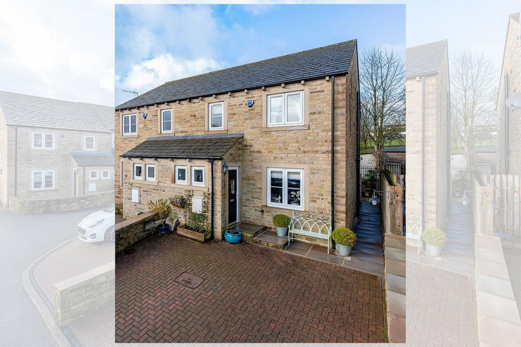 Moor Croft, Addingham, Ilkley, West... 3 bed semidetached house for
