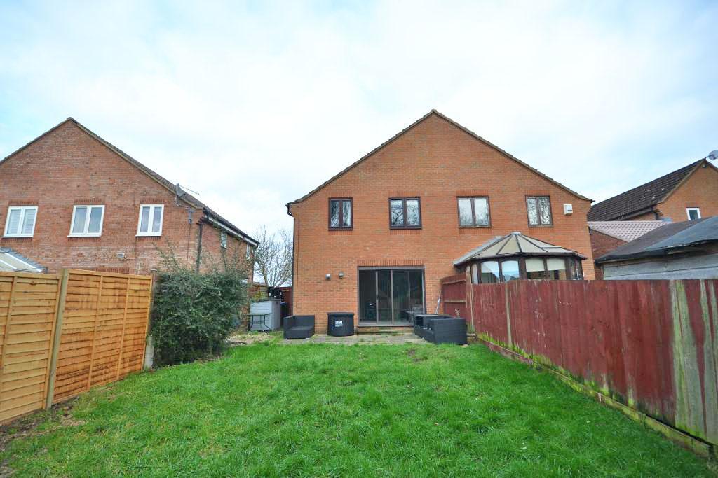 Rear of property