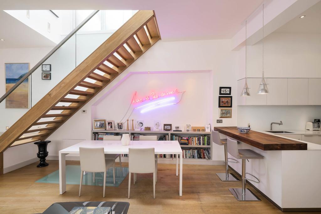 Open-plan living area