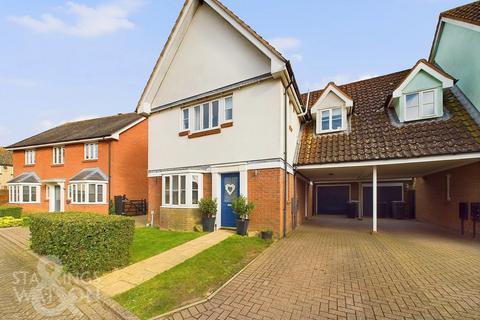 3 bedroom link detached house for sale, Springfield Chase, Long Stratton, Norwich