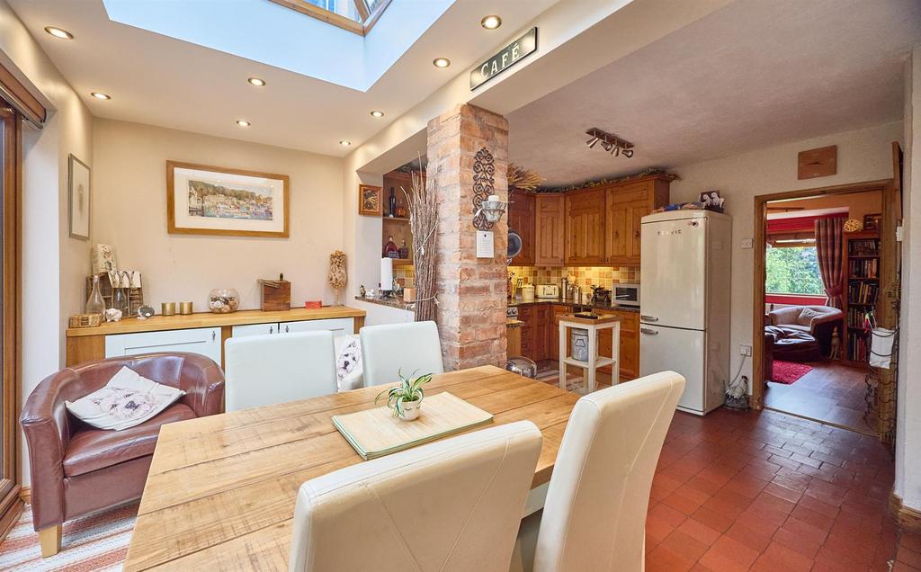 Extended open plan Living Dining Kitchen to rear