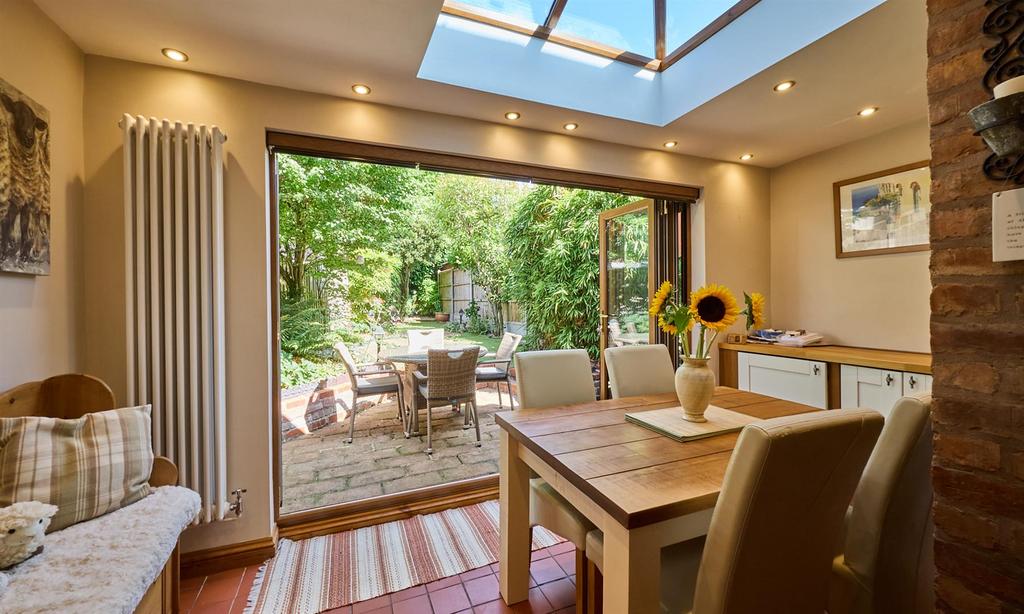 Extended open plan Living Dining Kitchen to rear