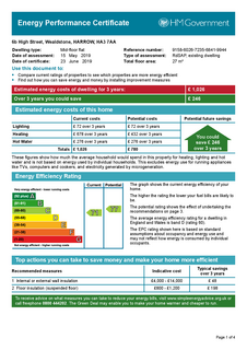 1 bedroom flat to rent, Wealdstone, Harrow HA3