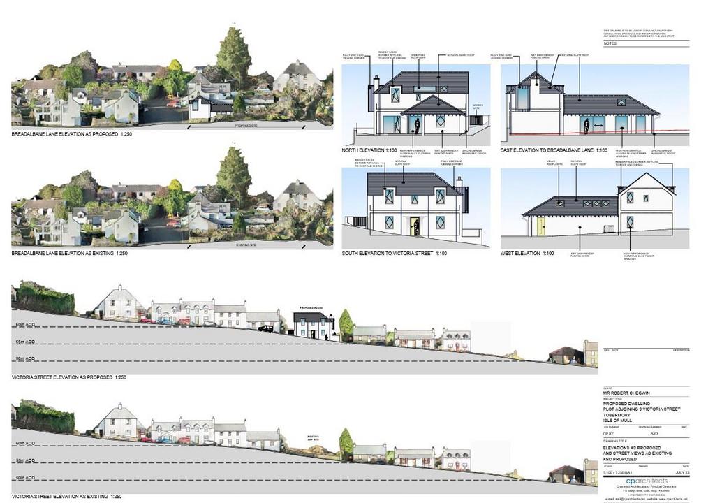 Elevations as proposed