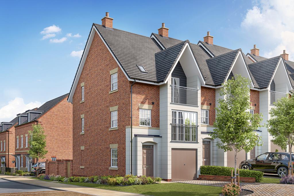 FORMBY at Kings Park Fence Avenue... 4 bed end of terrace house for sale £440,000