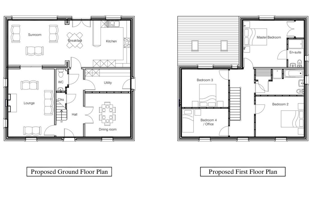 Proposed floor plan