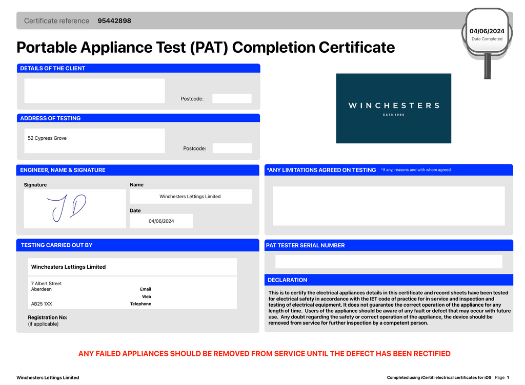 EPC Certificate