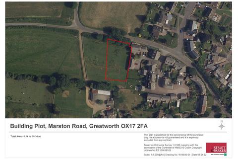 Plot for sale, Marston Road, Greatworth